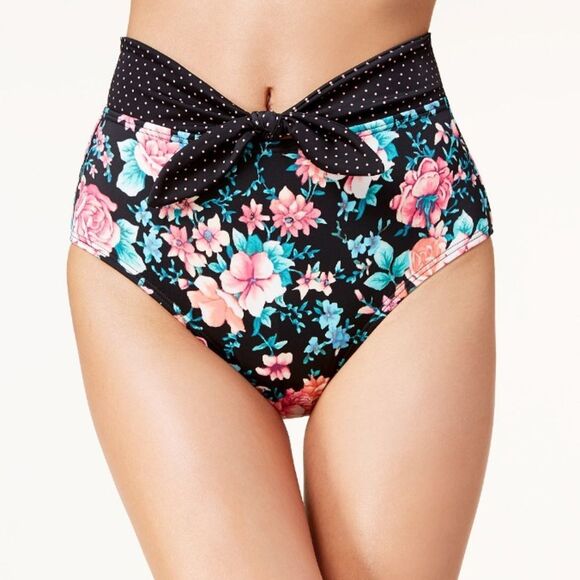 Ruffle bikini top wrap and high waisted bottom - Picture 3 of 6